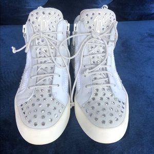 White Giuseppe high top sneakers